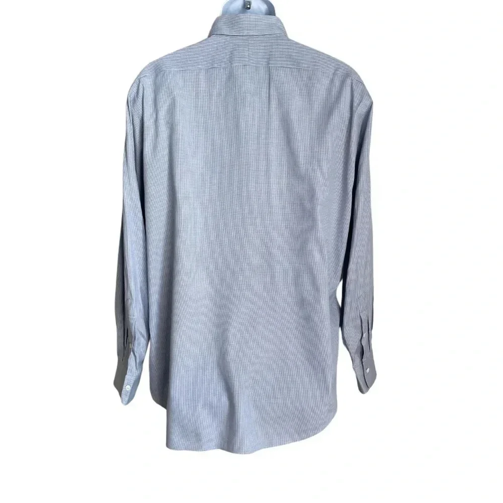 Polo by Ralph Lauren Estate Dress Shirt - Blue, 16.5-34, 100% Two-Ply Cotton